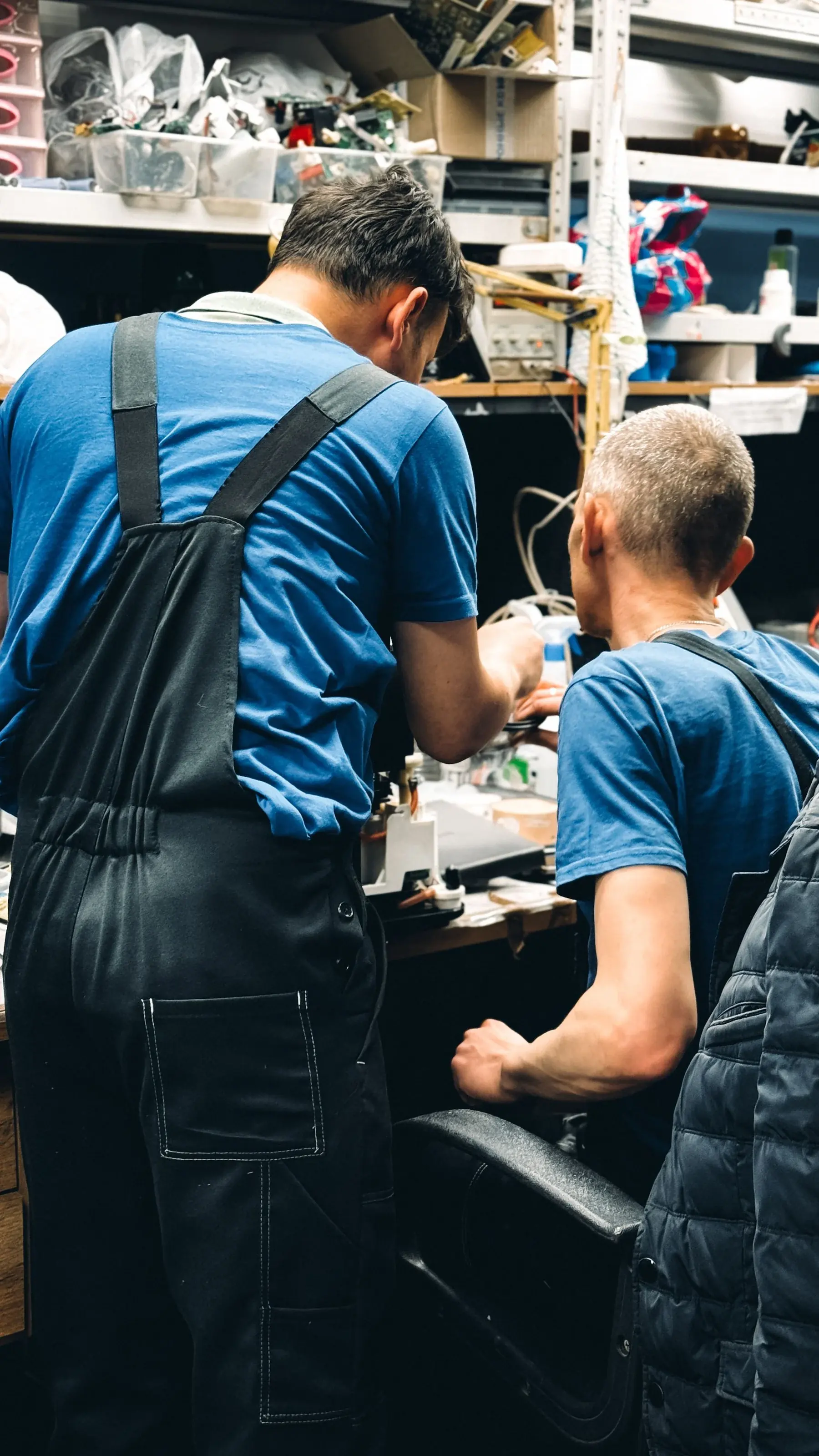 Industrial technical work, illustrative photograph